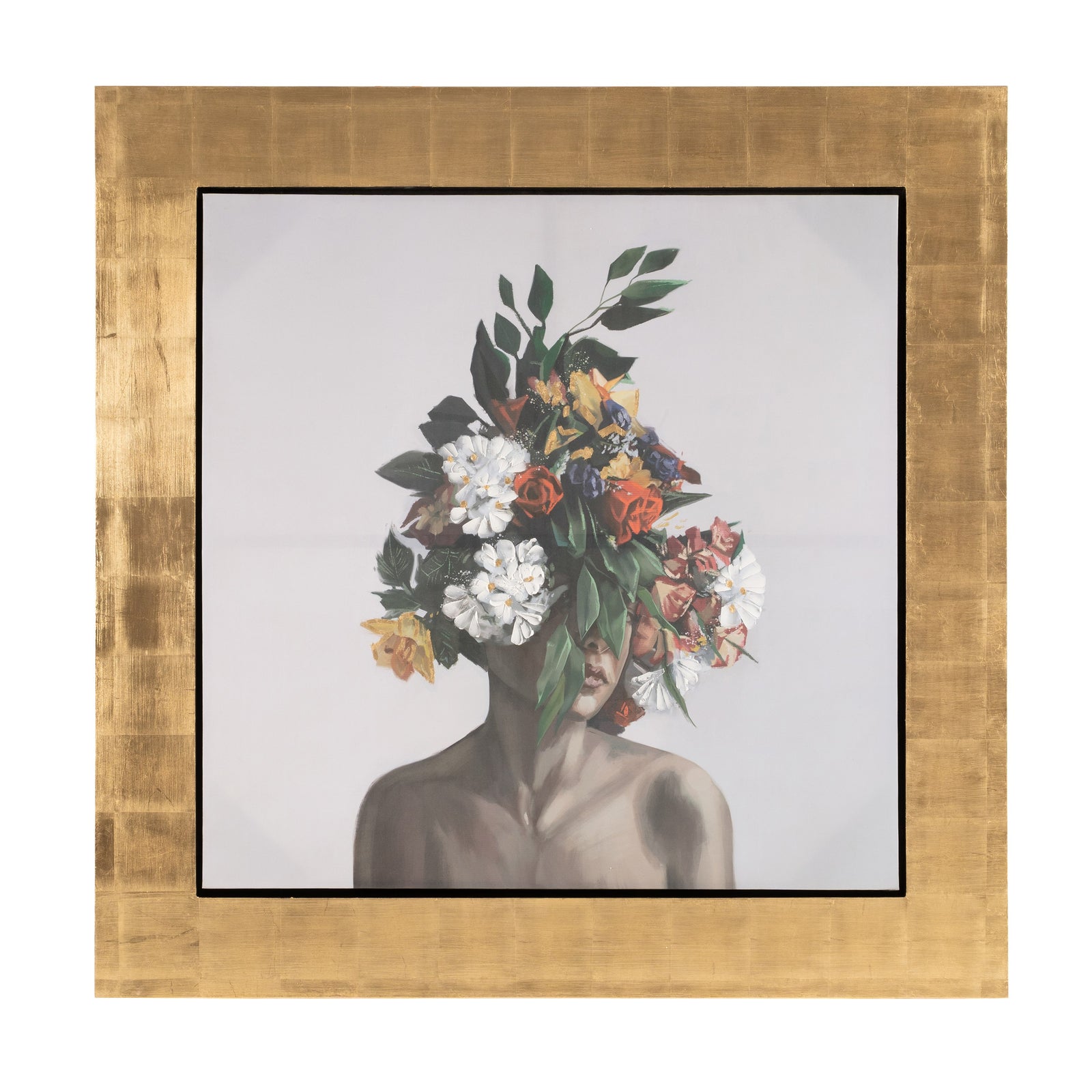 Victoria - Modern Gold 71" x 71" Painting