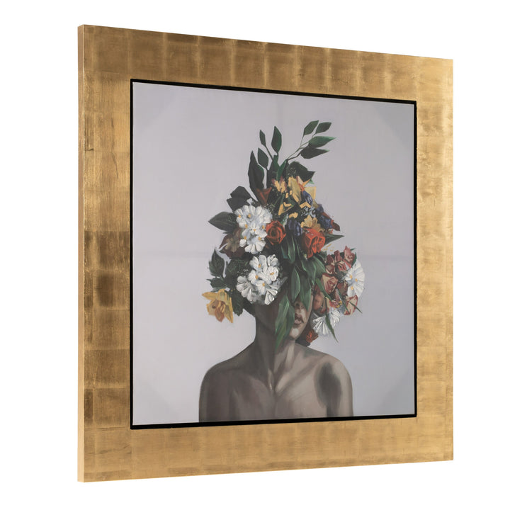 Victoria - Modern Gold 71" x 71" Painting