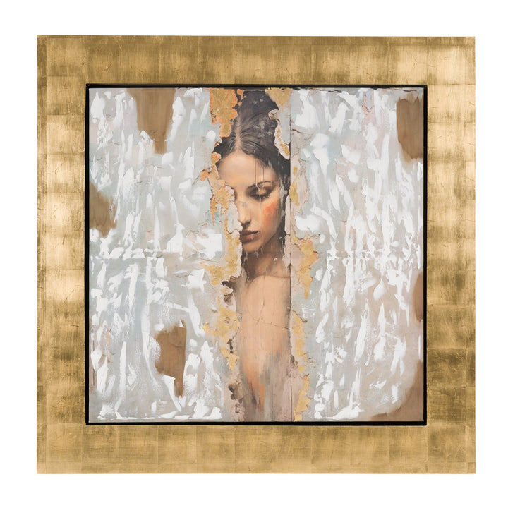 Stey  Modern Gold 71" x 71" Painting