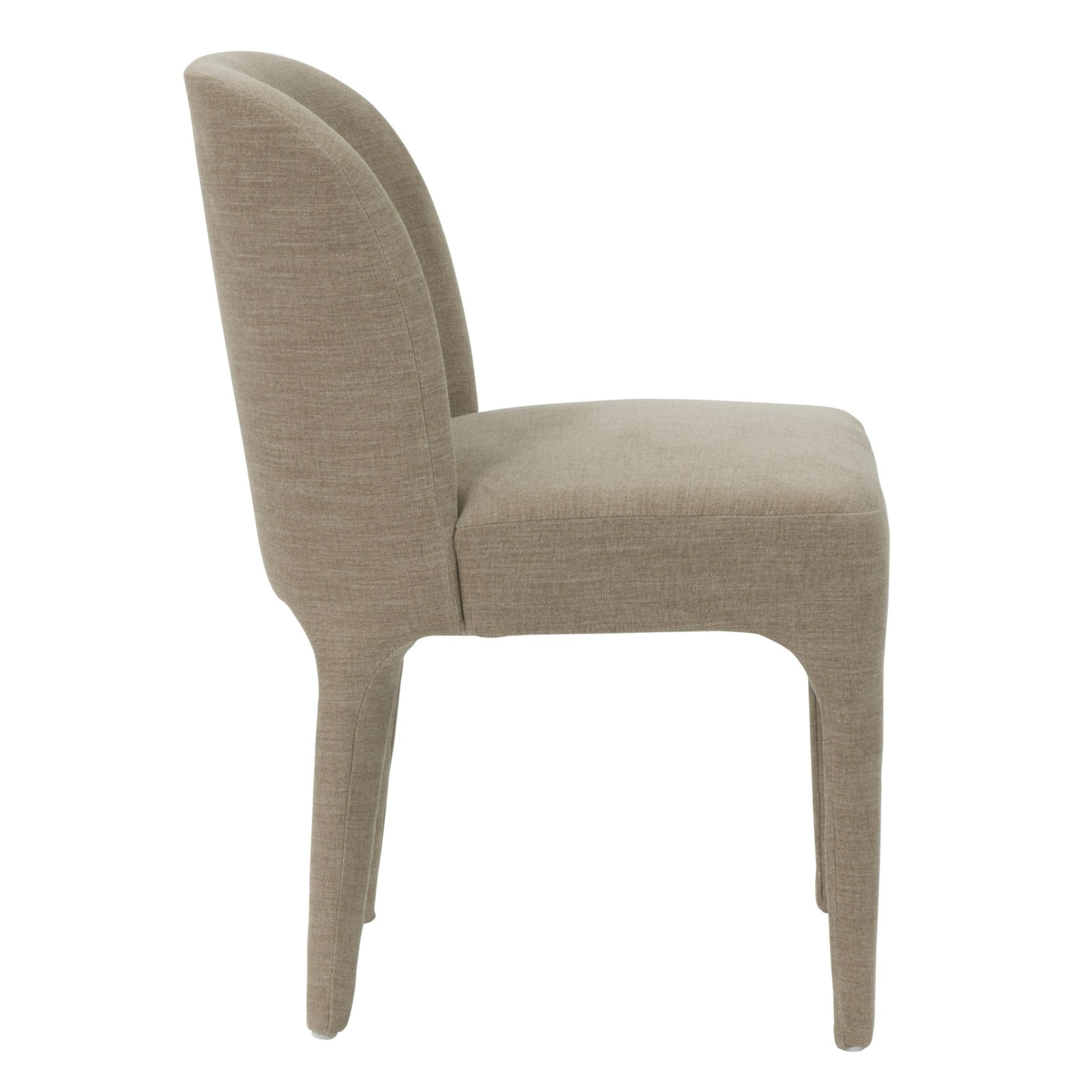 Bannon - Modern Tan Fabric Dining Chair 