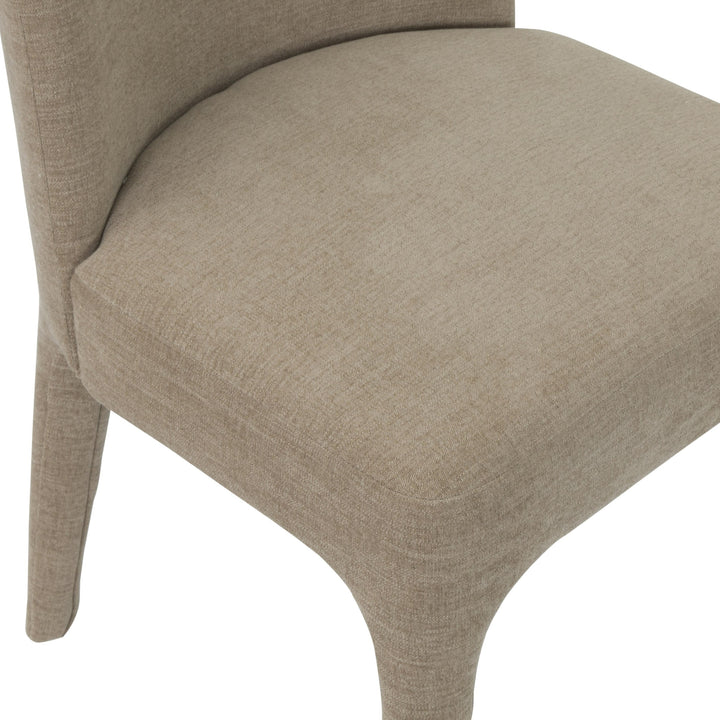 Bannon - Modern Tan Fabric Dining Chair 