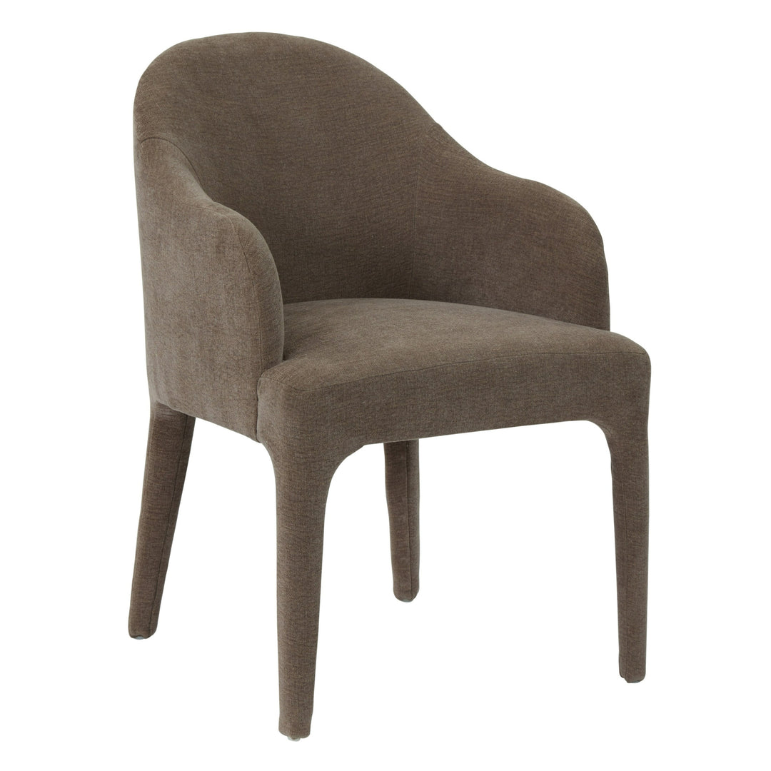 Reedy - Modern Brown Fabric Dining Chair