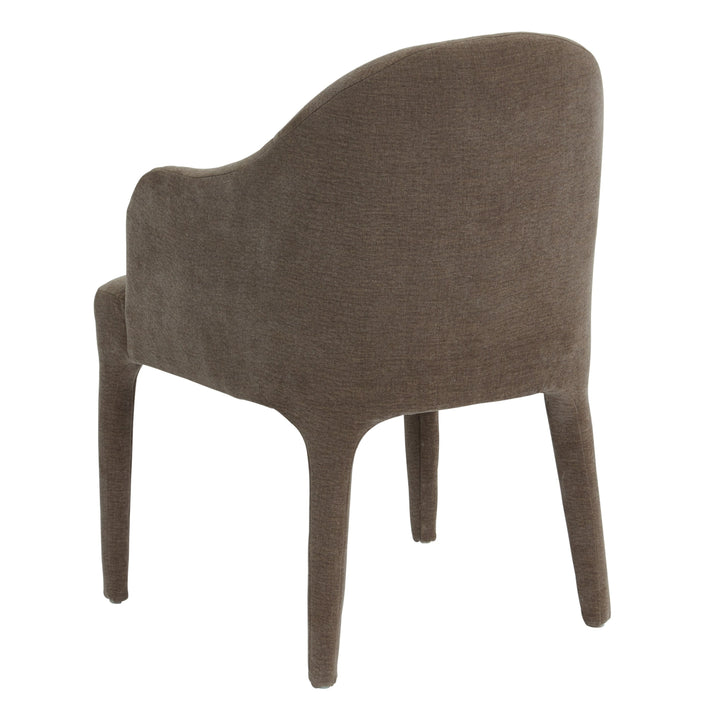 Reedy - Modern Brown Fabric Dining Chair