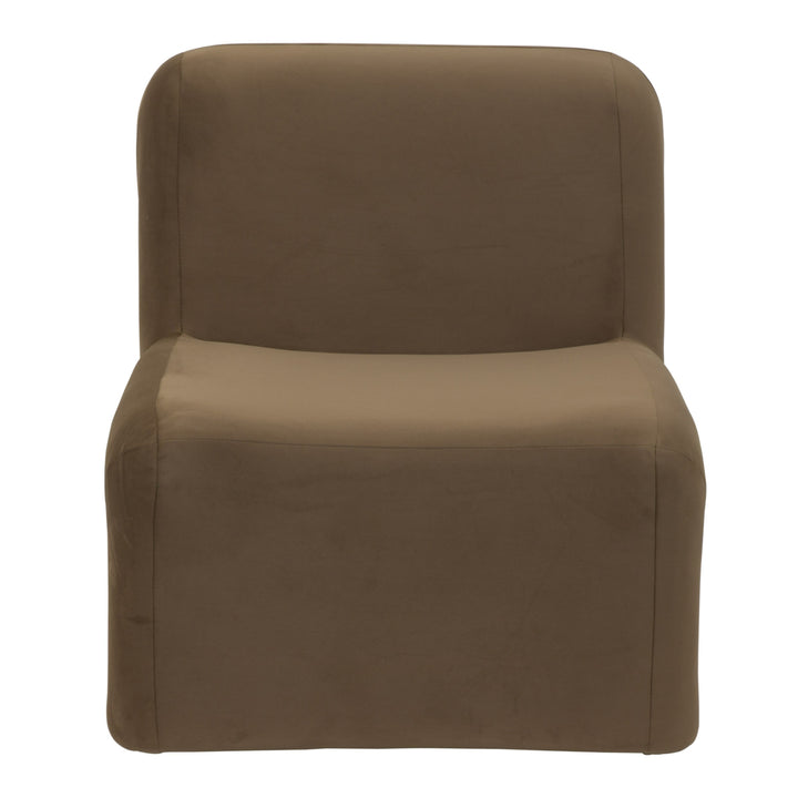 Bondi - Modern Brown Velvet Accent Chair