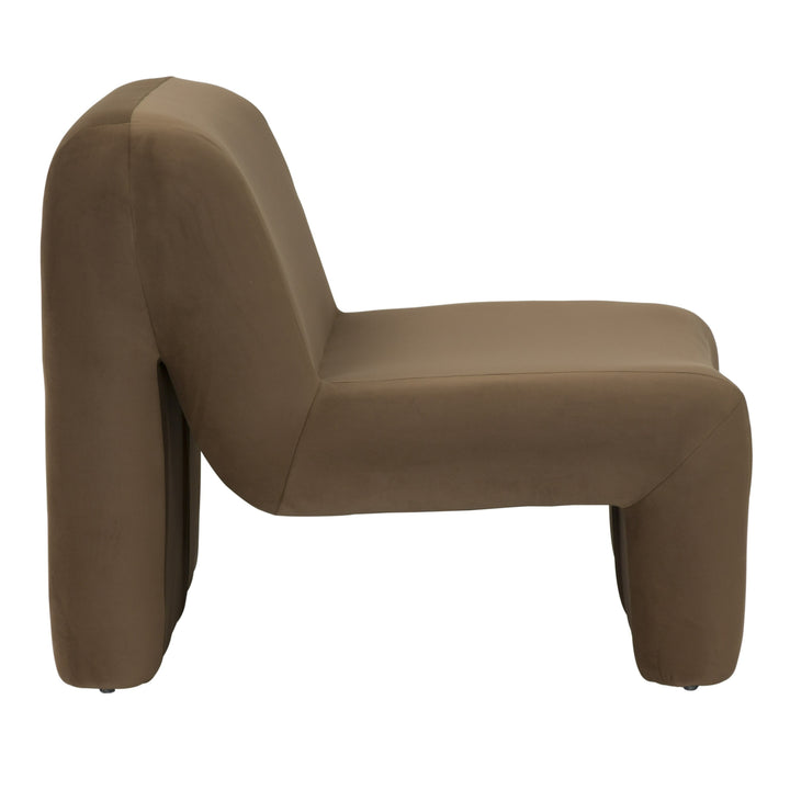 Bondi - Modern Brown Velvet Accent Chair
