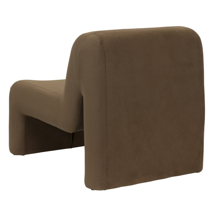Bondi - Modern Brown Velvet Accent Chair