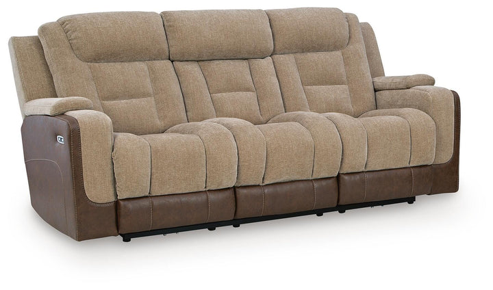 Mixed Motion Power Reclining Sofa - Brownstone (1)