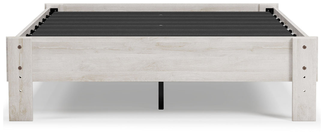 Shawburn - Full Platform Bed - Whitewash