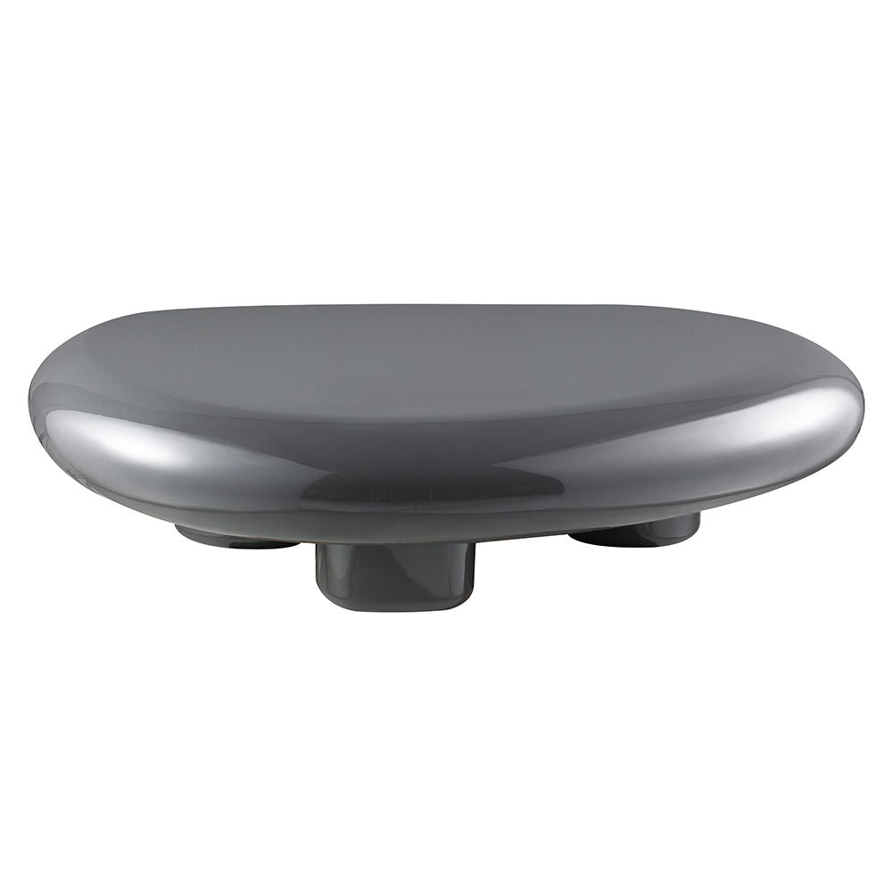 Charlene - Coffee Table - Gray High Gloss