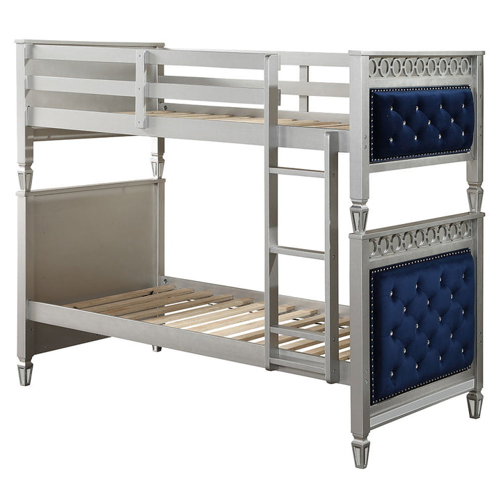 varian-twin-over-twin-bunk-bed-blue-velvet-silver