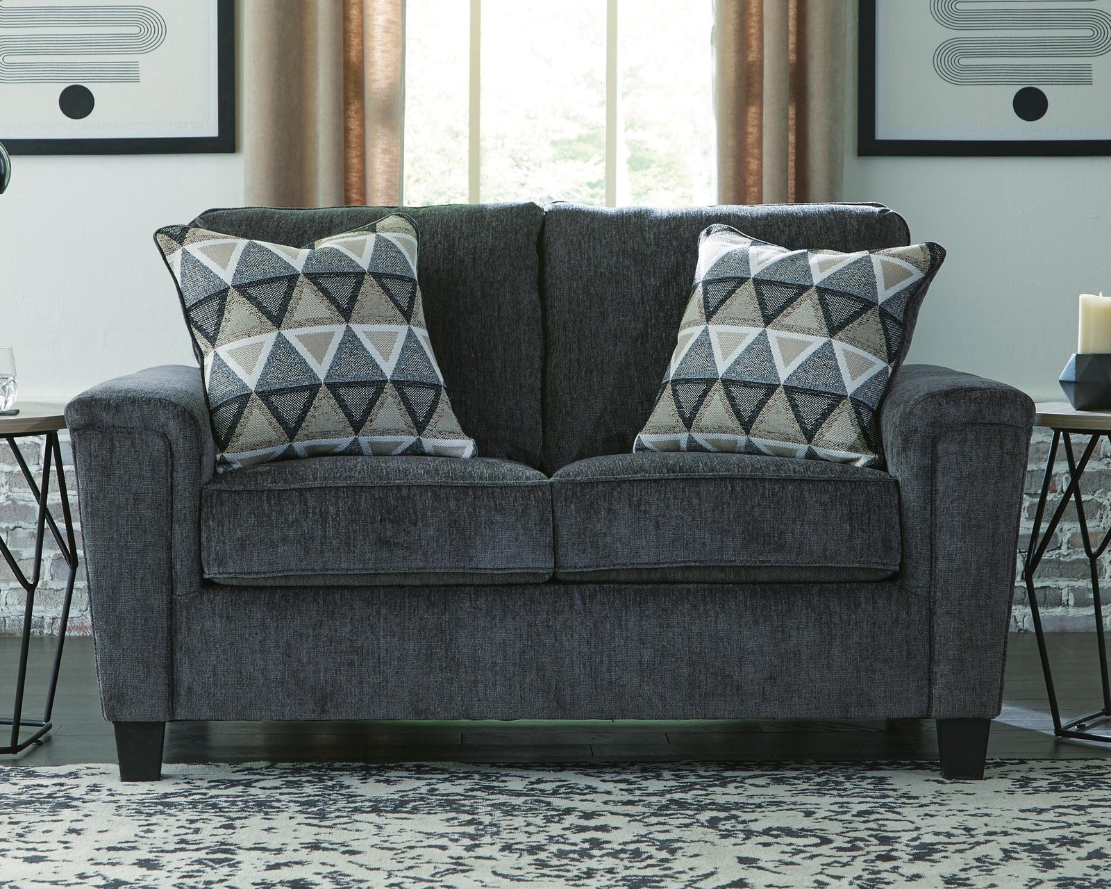 Abinger Loveseat - Dark Gray (2)