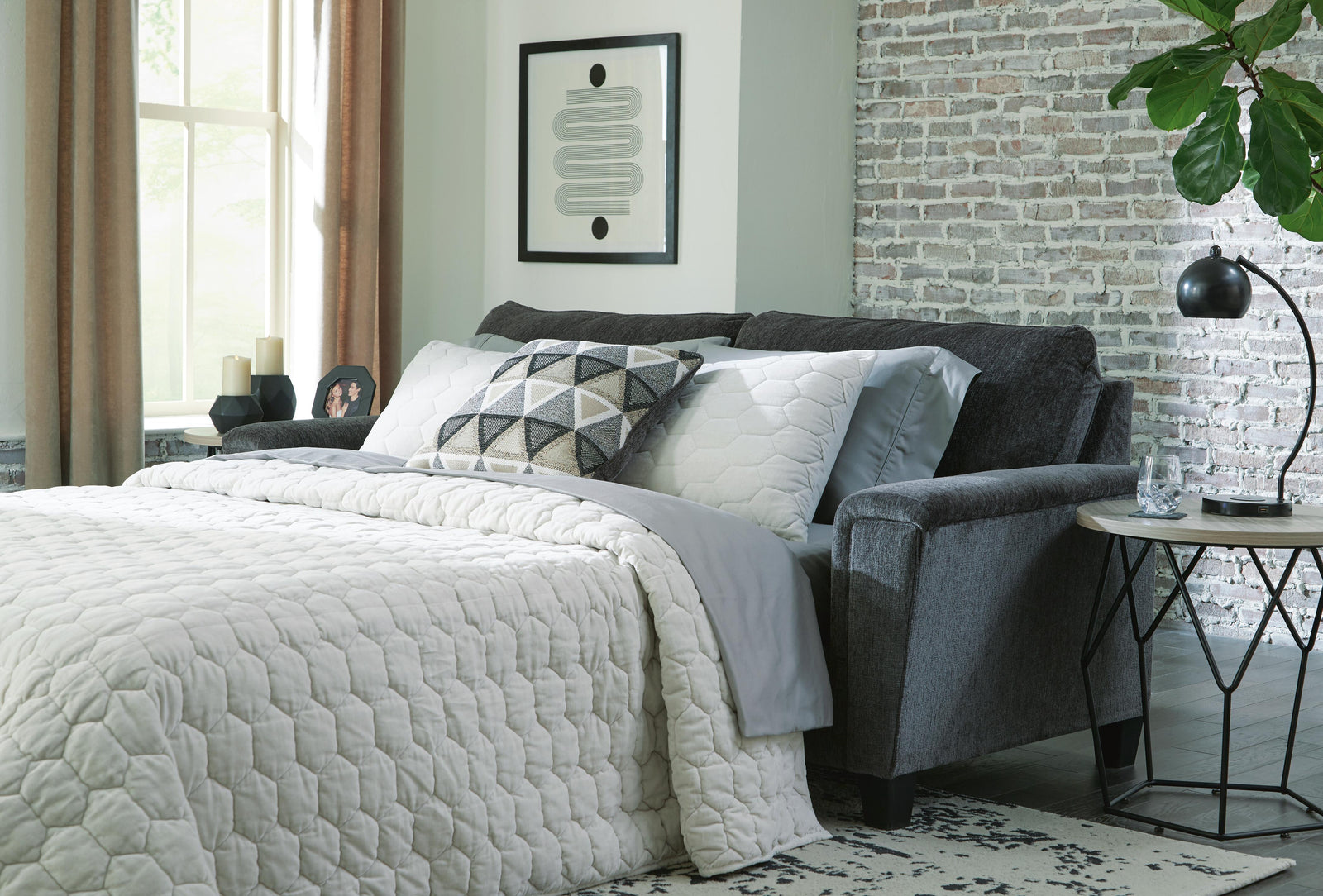 Abinger Queen Sofa Sleeper - Dark Gray (2)
