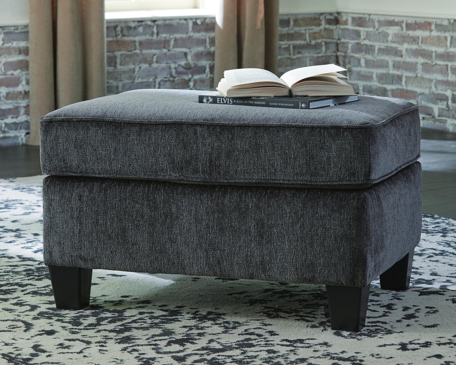 Abinger Ottoman - Dark Gray (2)