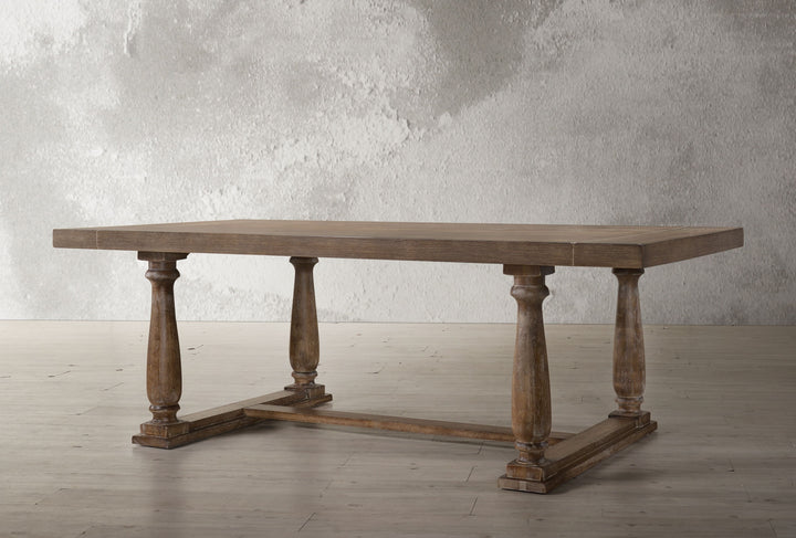 Bernard - Weathered Dining Table - Oak
