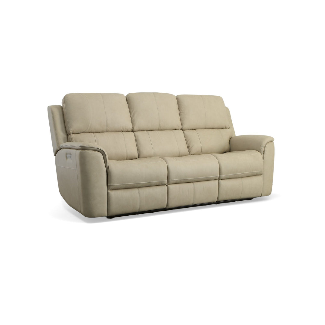 Flexsteel 1041-62PH-94680 Henry  Power Reclining Sofa With Power Headrests & Lumbar  Beige