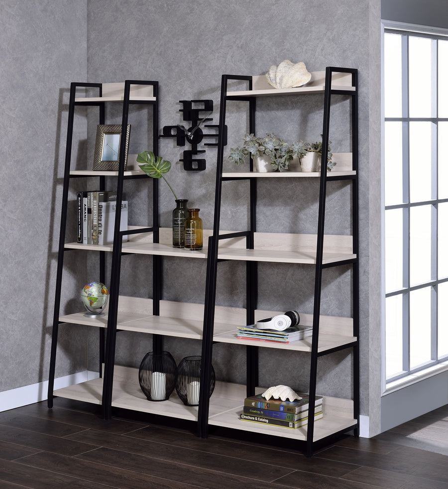 ACME Furniture Wendral 16"L Bookshelf Natural & Black