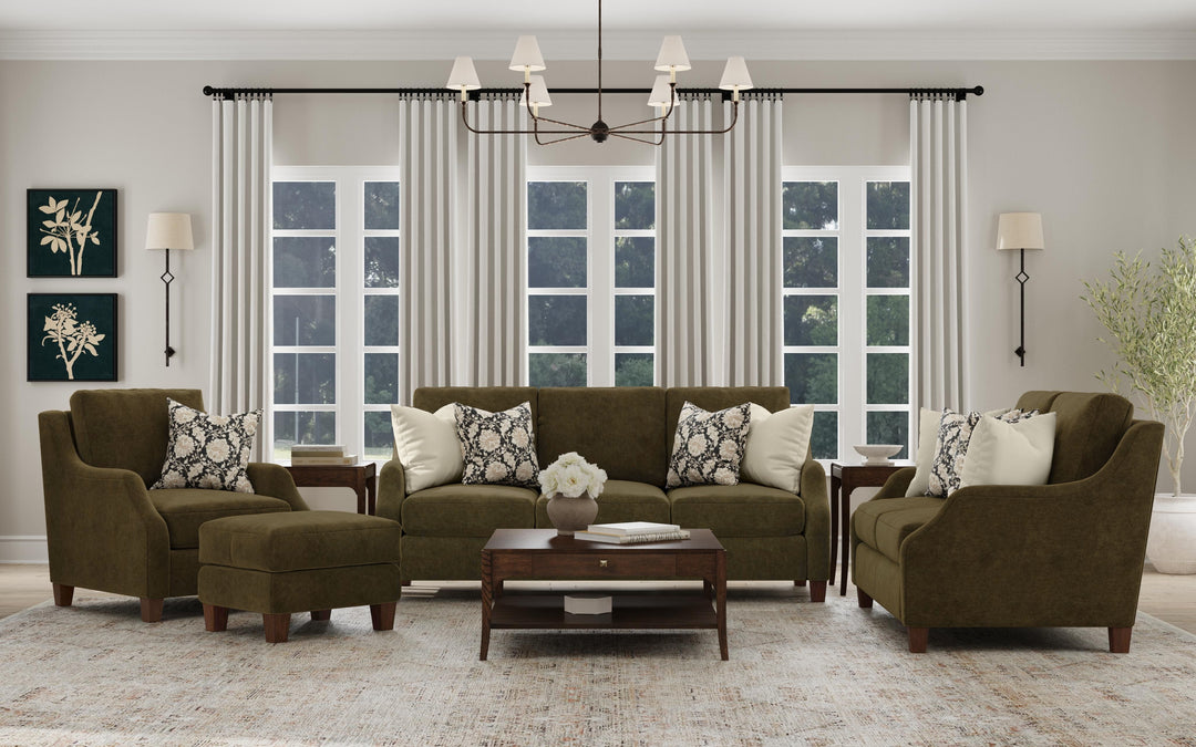 Flexsteel 7823-31 Gianna  Sofa  Dark Brown