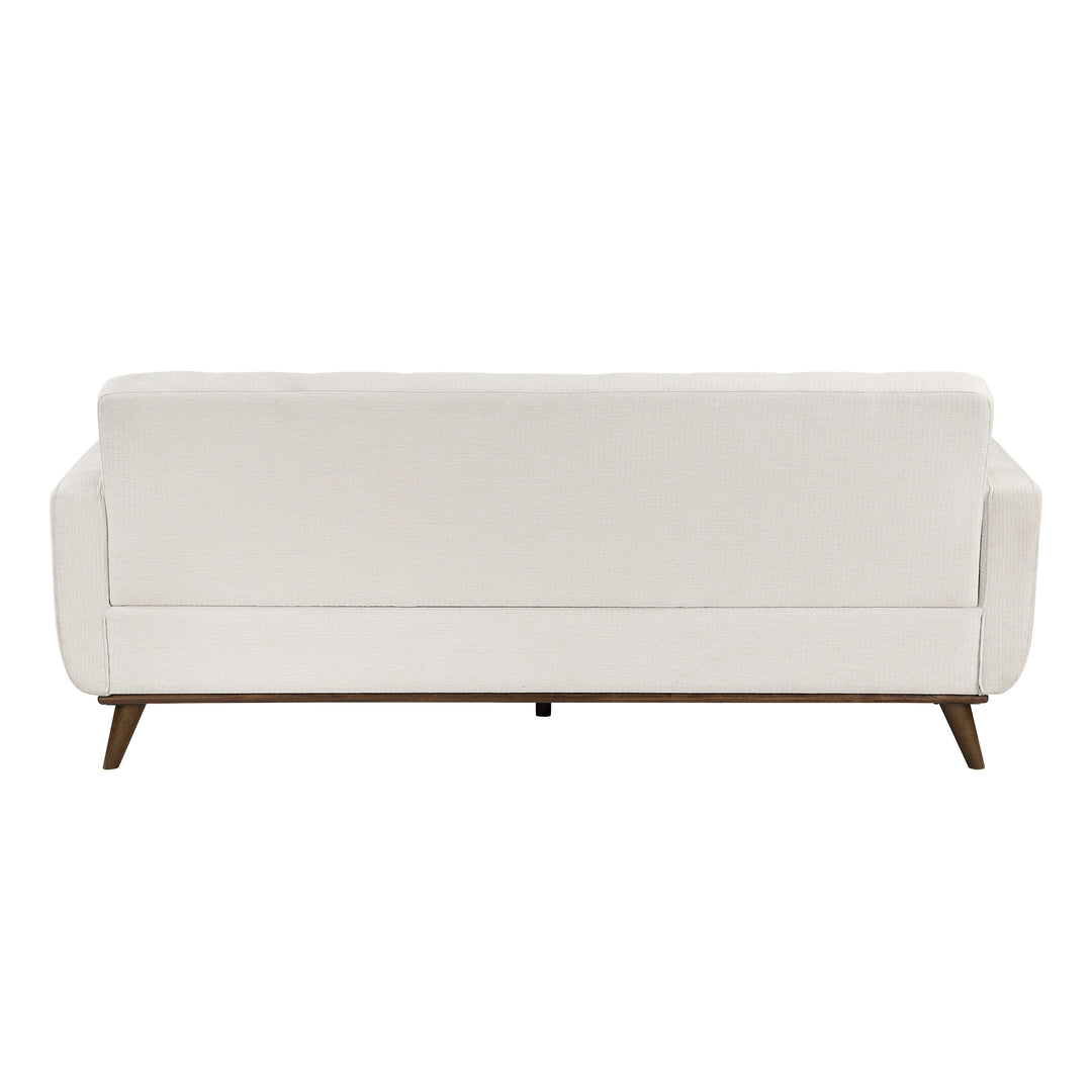 Martina Mid-Century Modern 84" Beige Sofa