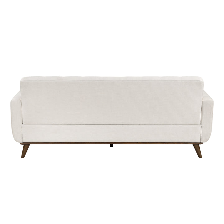 Martina Mid-Century Modern 84" Beige Sofa