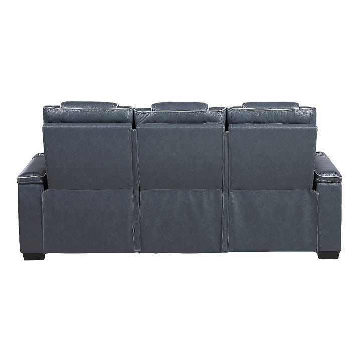 Apex Power Triple Leather Power Reclining Sofa &amp; Loveseat with Air Massage and Heat