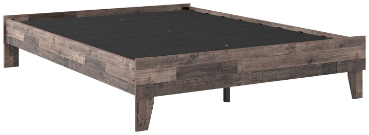 Neilsville - Queen Platform Bed - Multi Gray