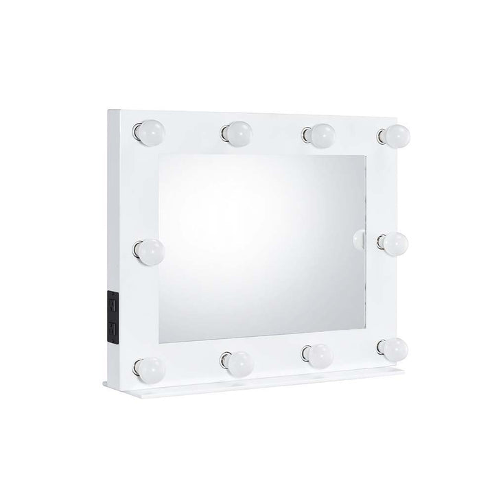Avery - Accent Mirror - White