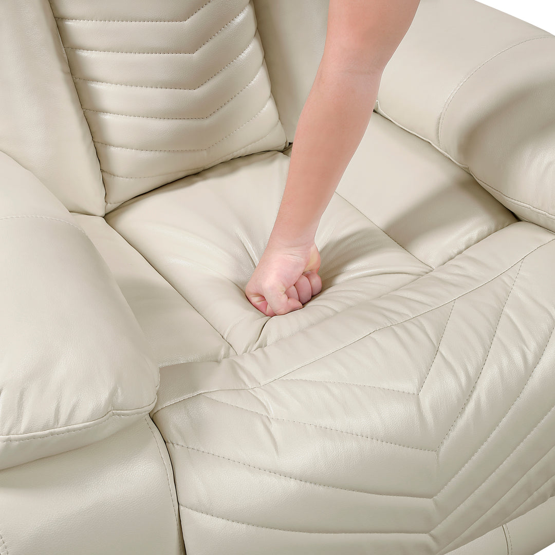 Huron Power Reclining Chair with LED and Charging Ports