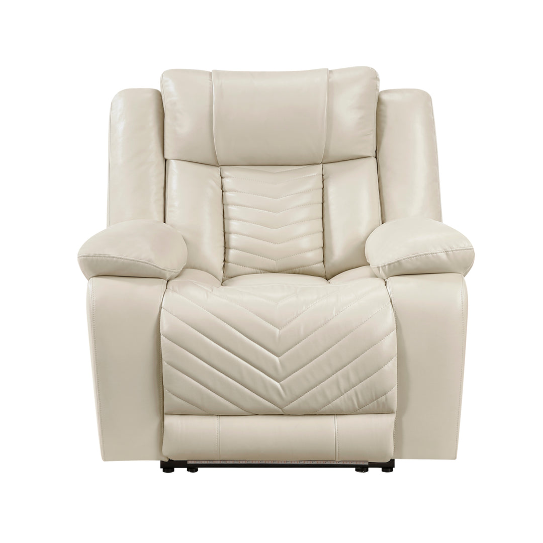 Huron Power Reclining Chair with LED and Charging Ports