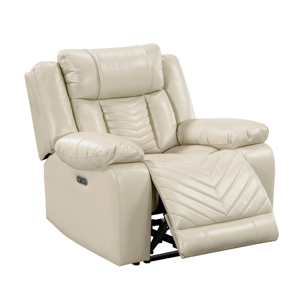 Huron Power Reclining Chair with LED and Charging Ports