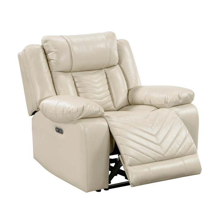 Huron Power Reclining Chair with LED and Charging Ports