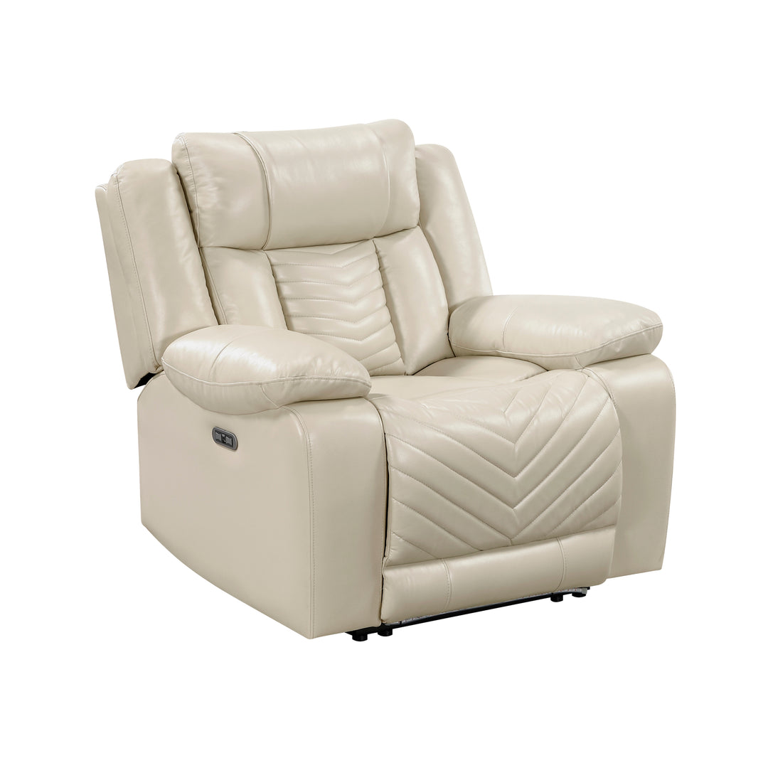 Huron Power Reclining Chair with LED and Charging Ports