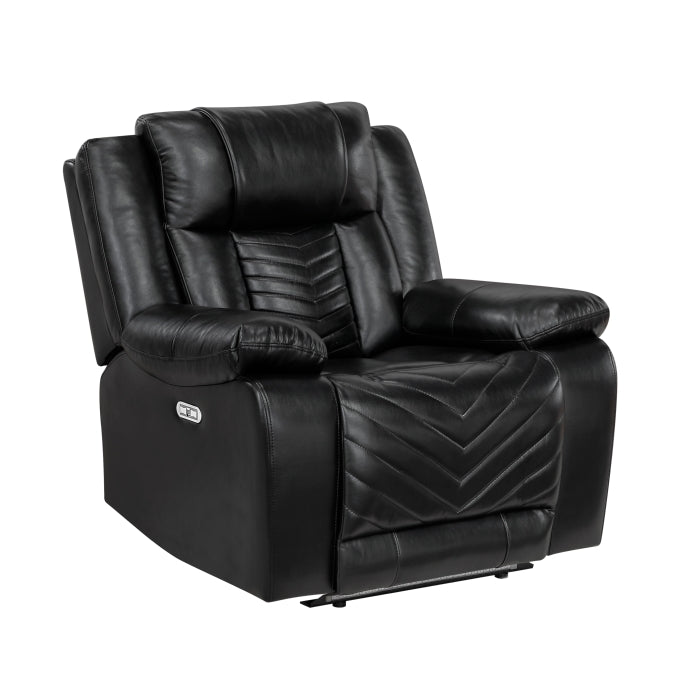 Huron Power Reclining Chair with LED and Charging Ports
