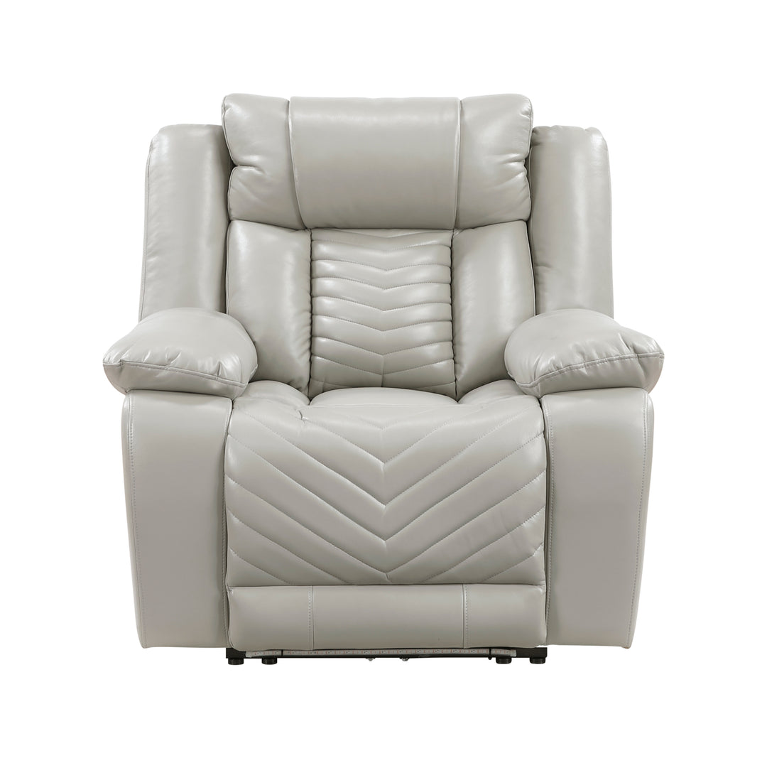 Huron Power Reclining Chair with LED and Charging Ports
