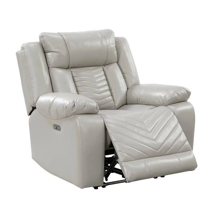 Huron Power Reclining Chair with LED and Charging Ports