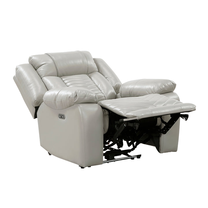 Huron Power Reclining Chair with LED and Charging Ports