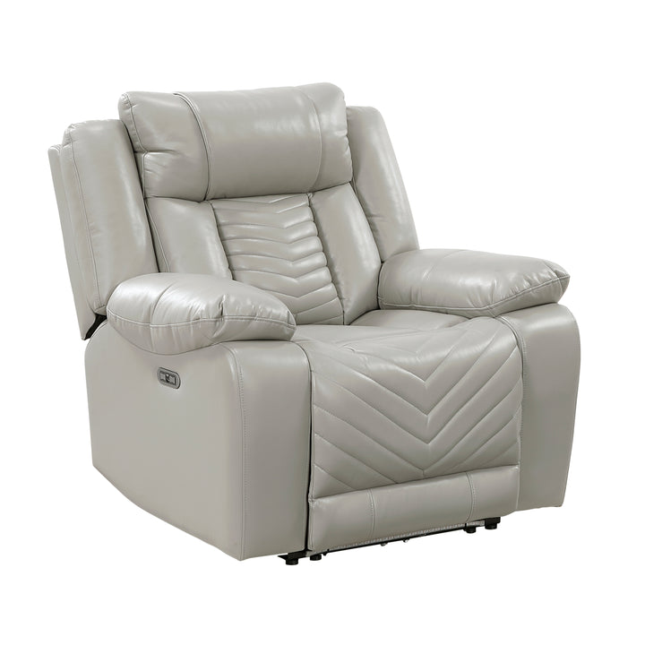 Huron Power Reclining Chair with LED and Charging Ports
