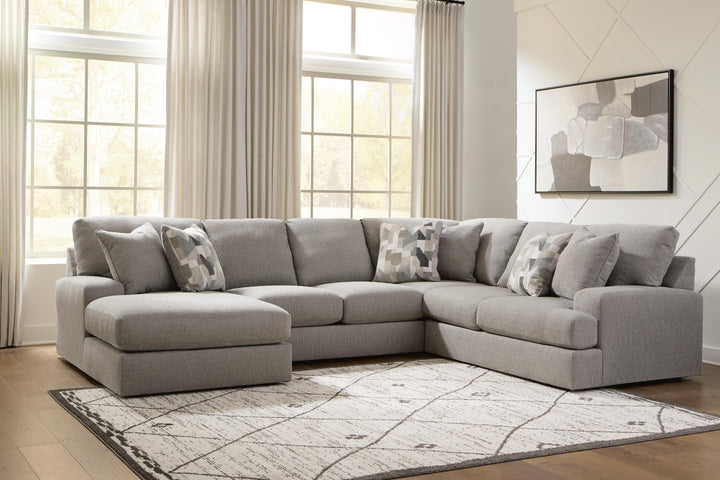 Lindon 3-Piece Sectional with Chaise - Smoke (2)