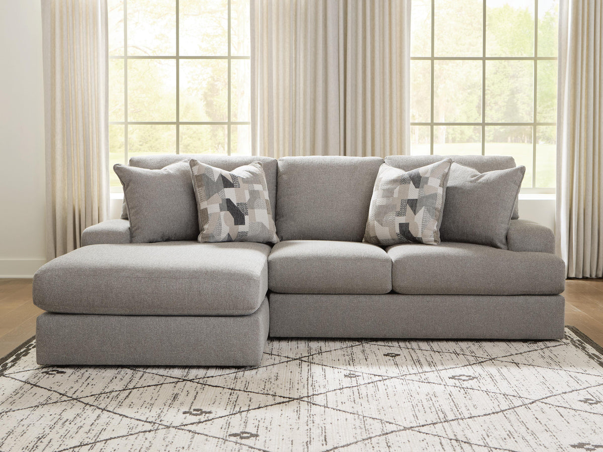 Lindon 2-Piece Sectional with Chaise - Smoke (2)