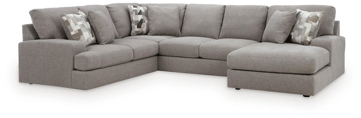 Lindon 3-Piece Sectional with Chaise - Smoke (1)