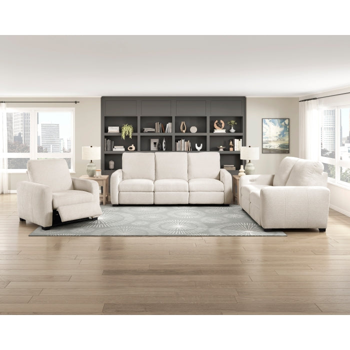 Power Double Reclining Sofa with USB Charging Ports