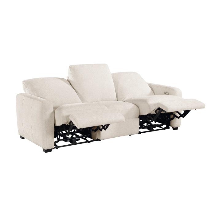 Power Double Reclining Sofa with USB Charging Ports
