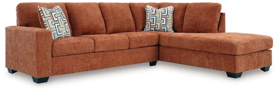 Aviemore - 2-Piece Sectional With Raf Corner Chaise - Spice by Ashley Furniture product image