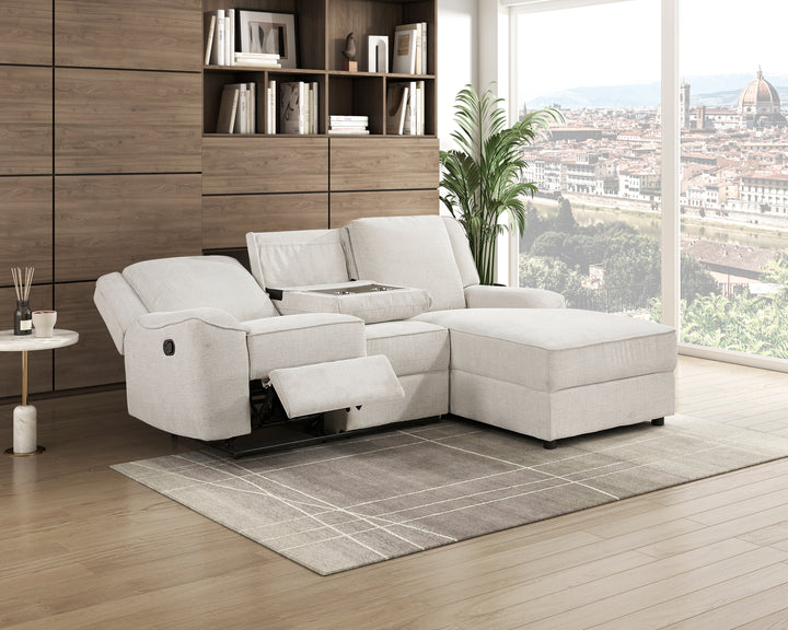 Monterey 2-Piece Reclining Sectional with Right Chaise