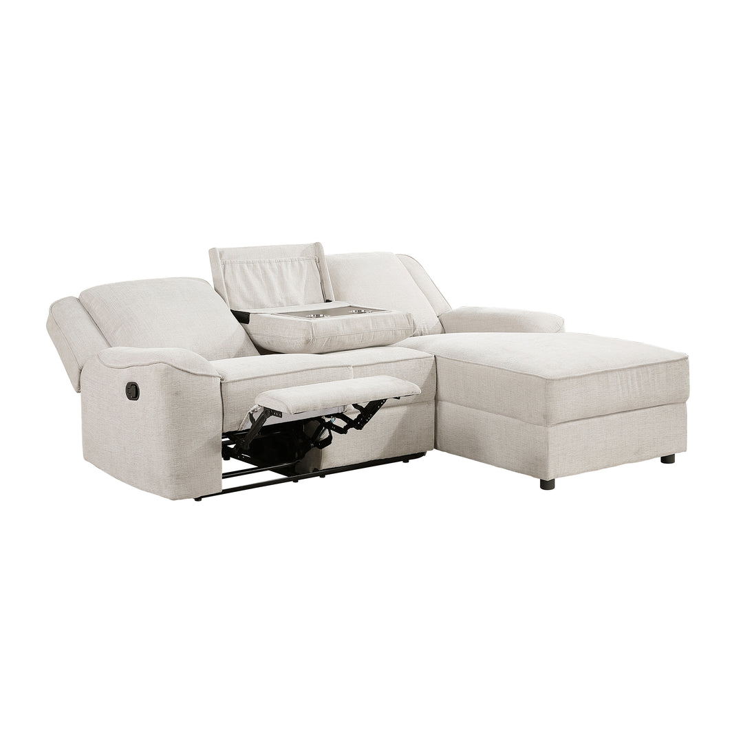 Monterey 2-Piece Reclining Sectional with Right Chaise