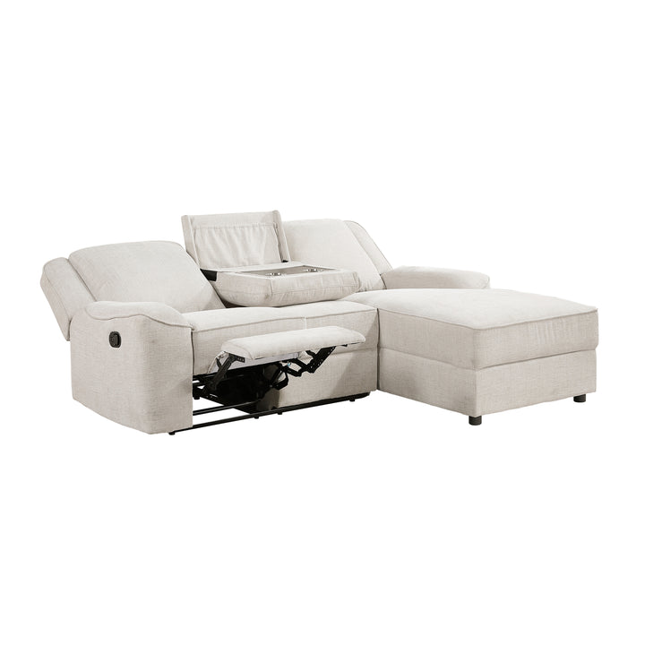 Monterey 2-Piece Reclining Sectional with Right Chaise