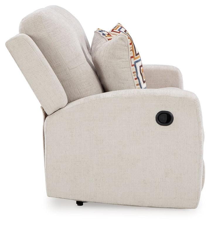 Danum - Reclining Loveseat - Stone