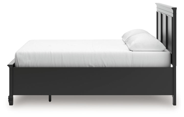 Lanolee - California King Panel Storage Bed - Black by Ashley Furniture product image