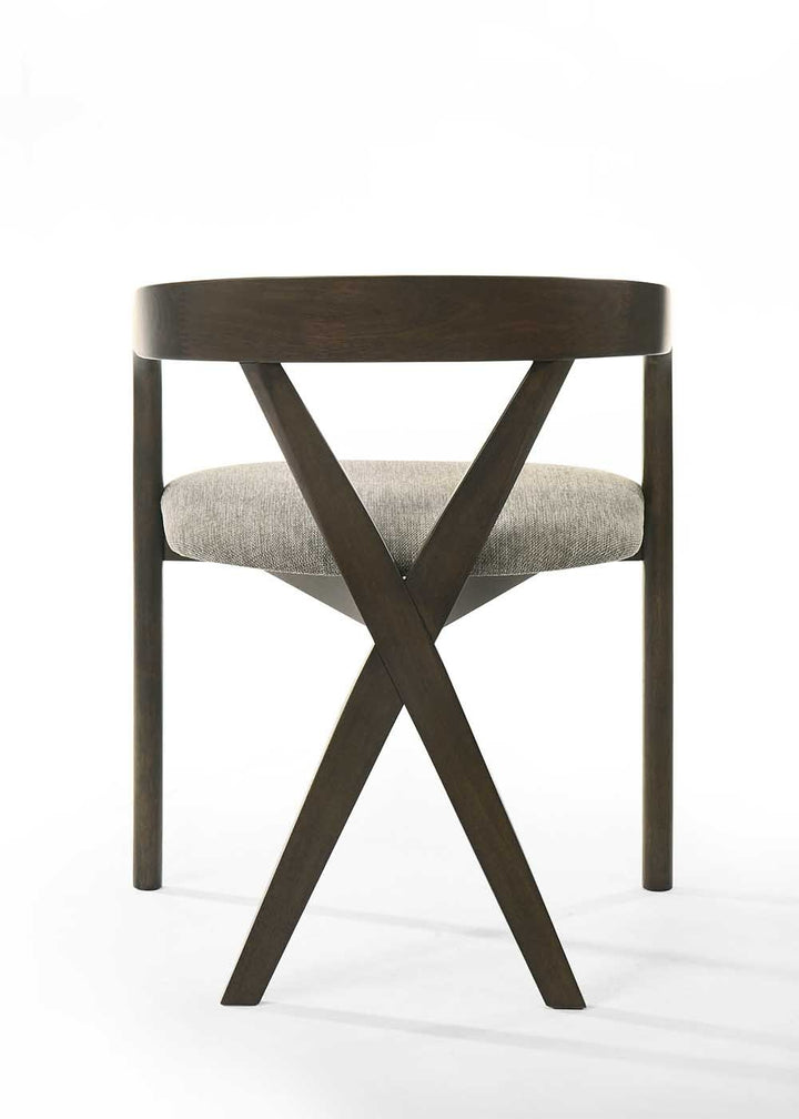 Weiss - Mid-Century Modern Wenge Round Dining Set