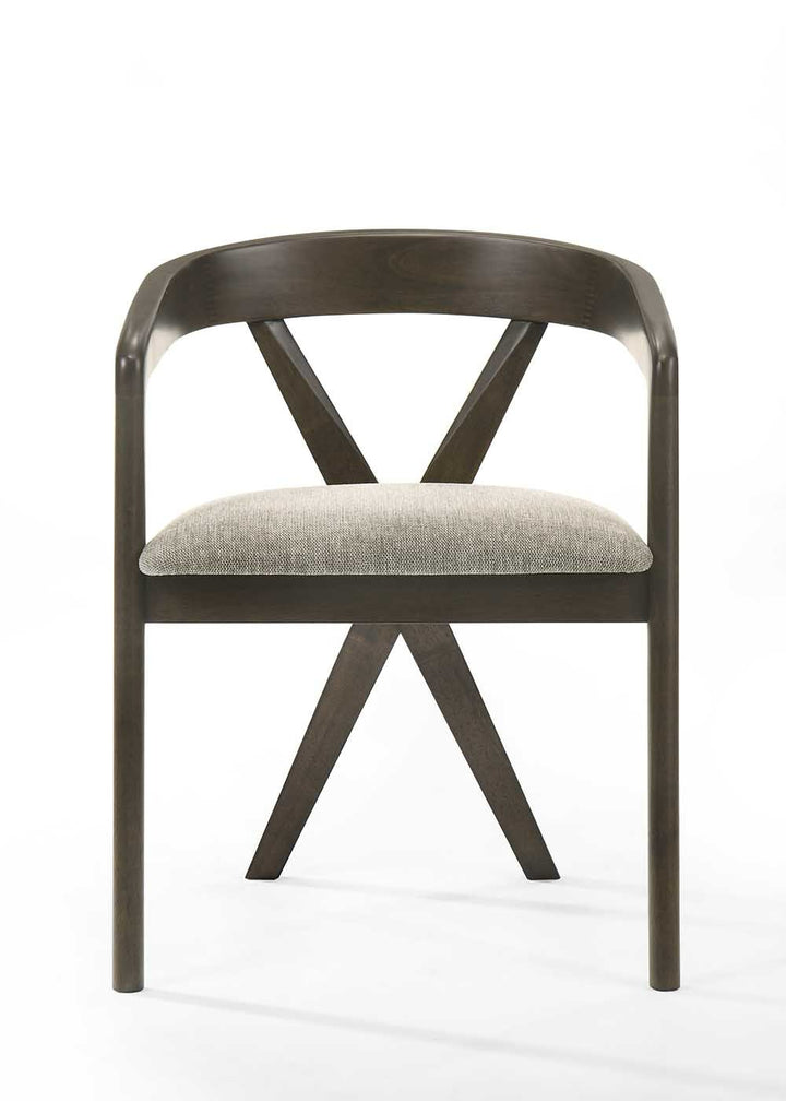 Weiss - Mid-Century Modern Wenge Round Dining Set