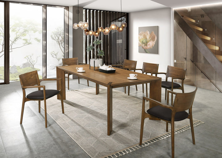 Edelman  Mid-Century Modern Walnut Dining Table